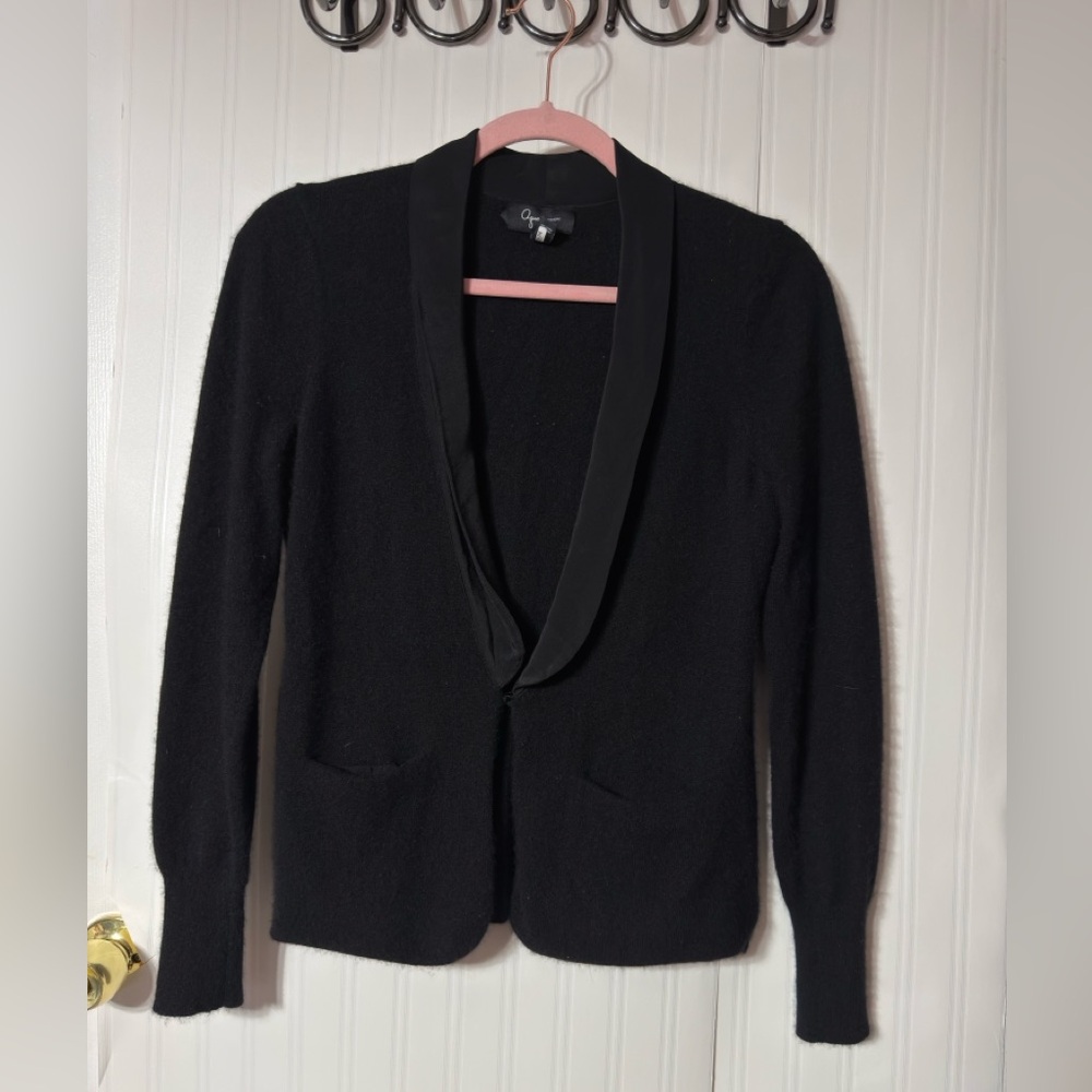 Aqua Cashmere Elegant Black Women's‎ Blazer Sz S